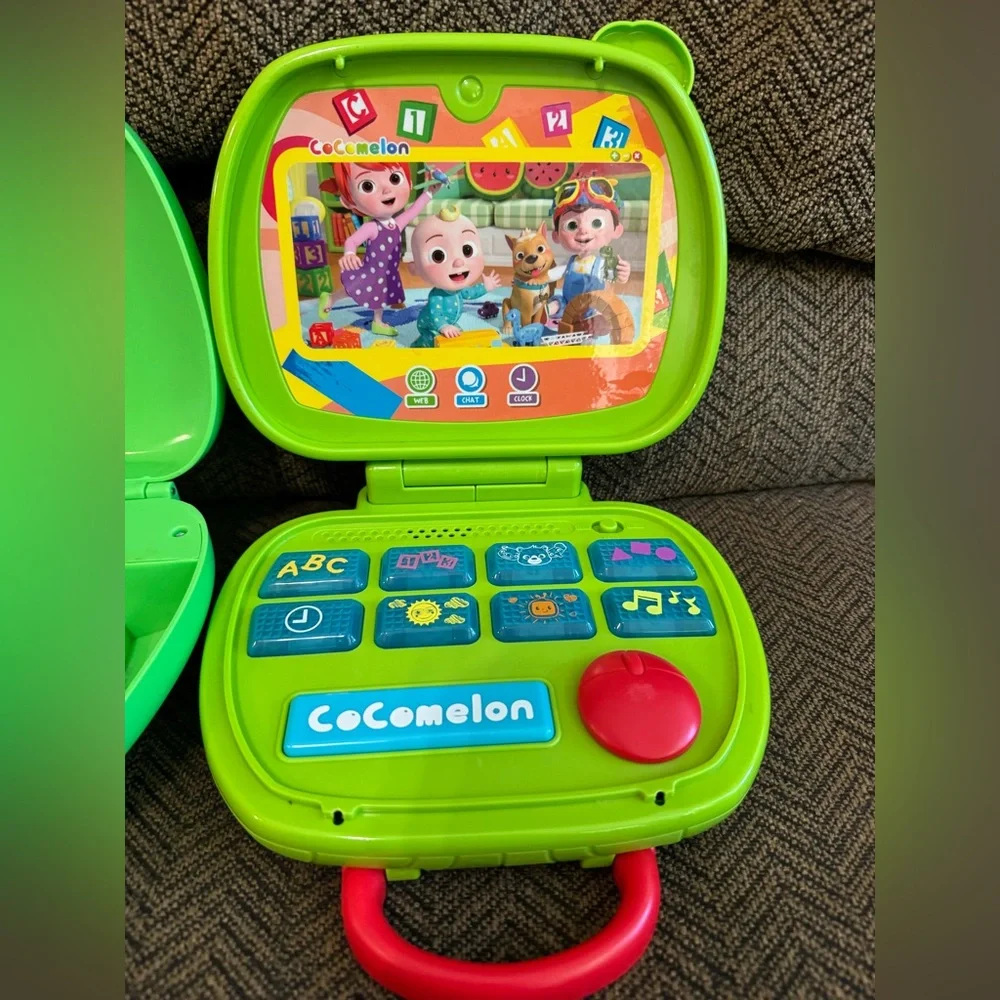 Cocomelon Carrying Case & Play Computer Kids Toys Preloved